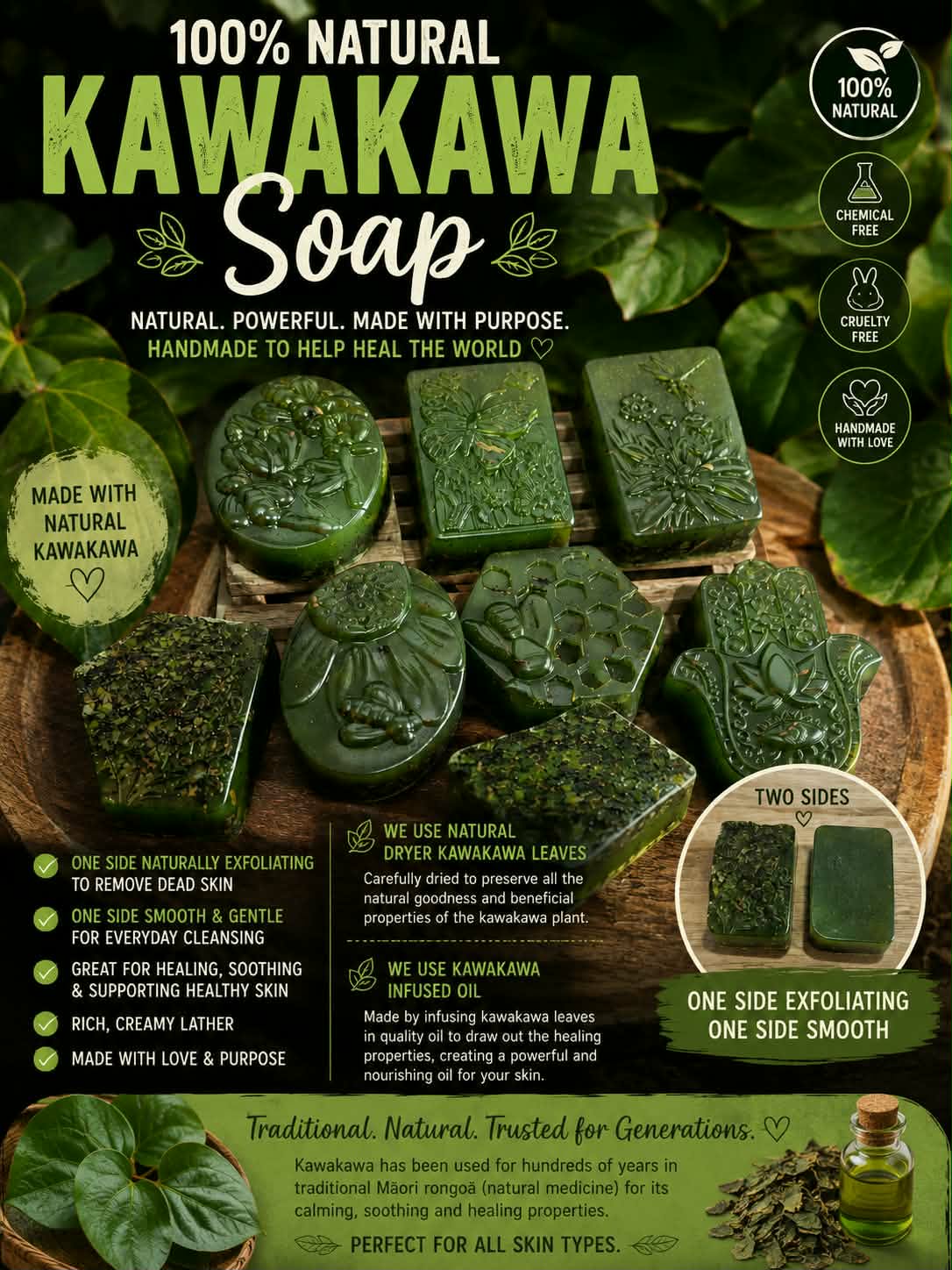 Kawakawa Exfoliating