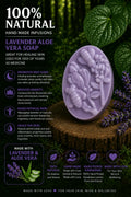 Lavender Aloe vera soap Flower bees