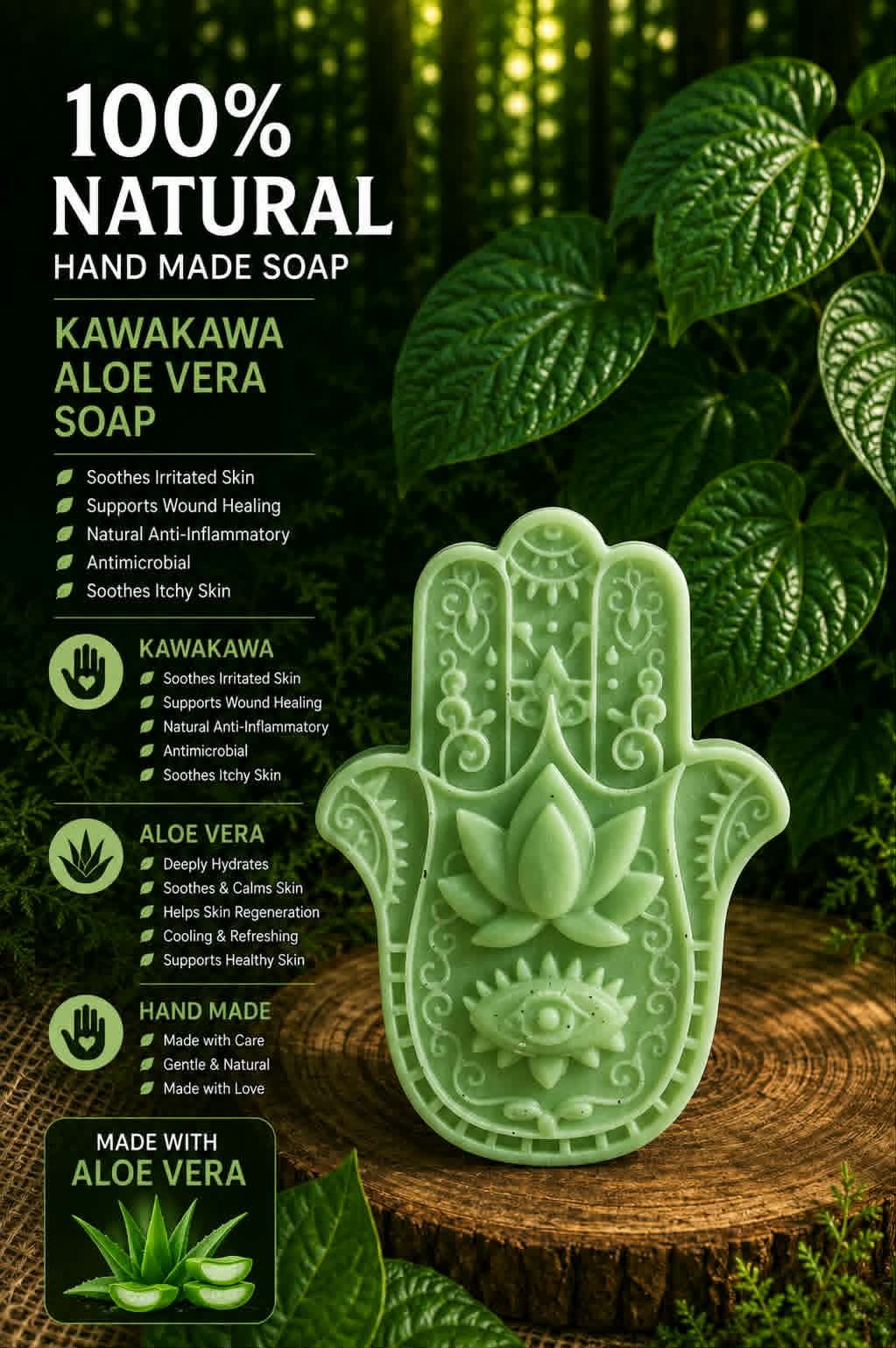 KAWAKAWA ALOE VERA HAMSA