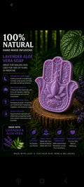 Lavender Aloe Vera Hamsa