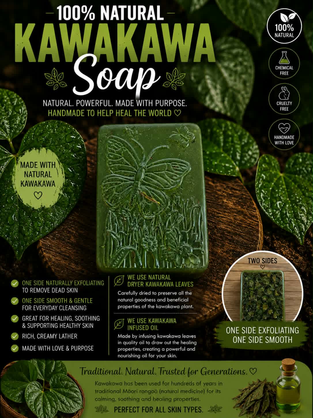 KawaKawa Exfoliating Butterfly