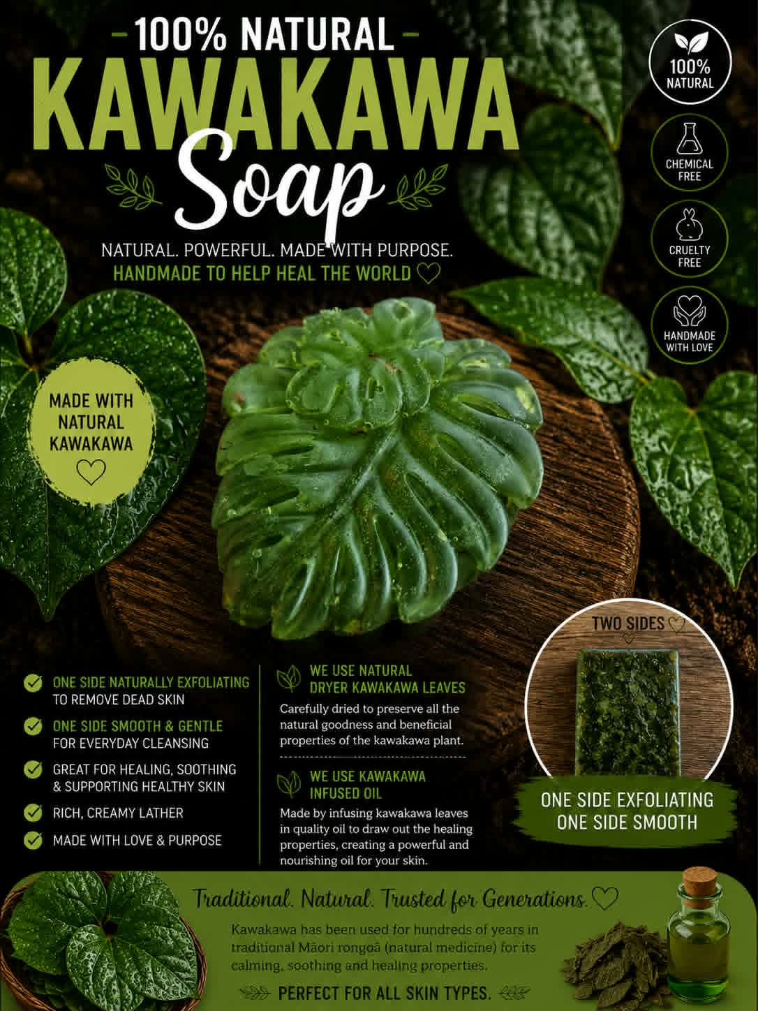 KawaKawa Exfoliating Leaf