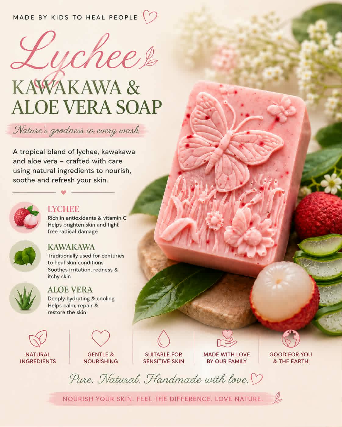 KawaKawa Aloe Vera lychee Butterfly