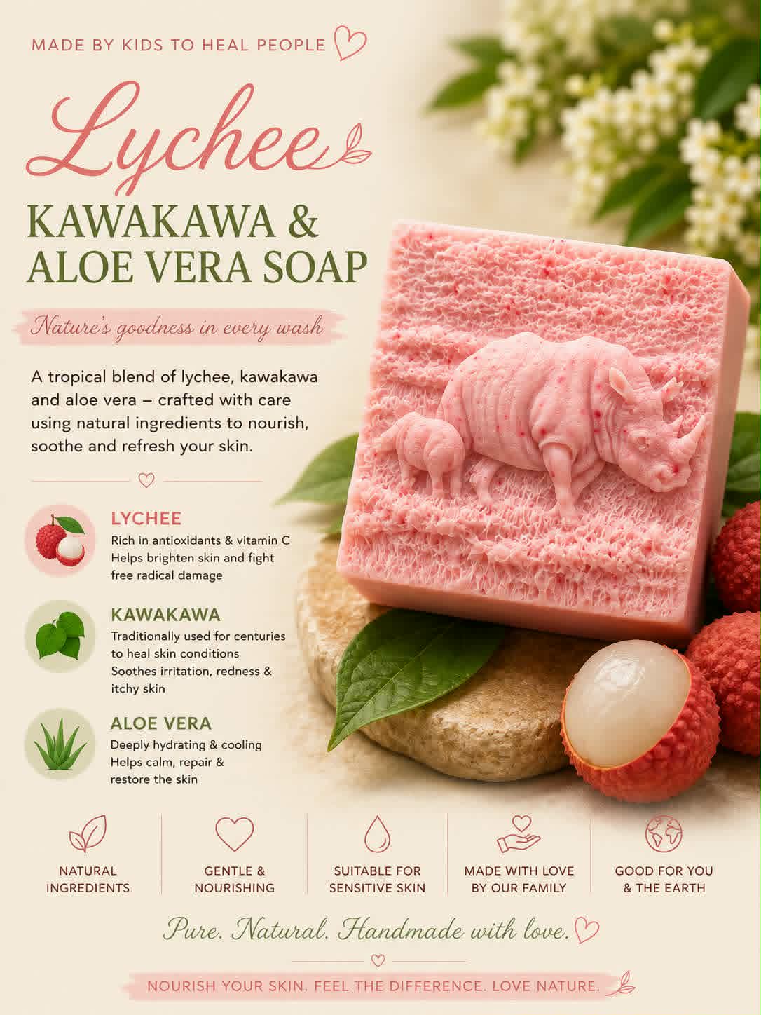 KawaKawa Aloe Vera Lychee Rhino