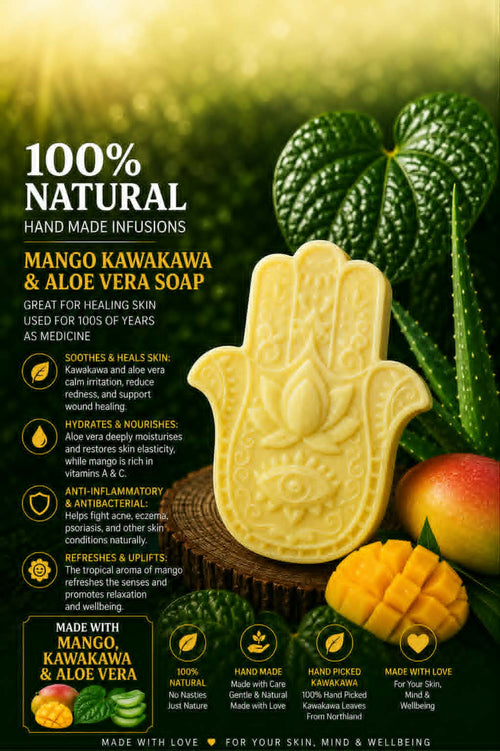 Mango Kawakawa Aloe vera HAMSA