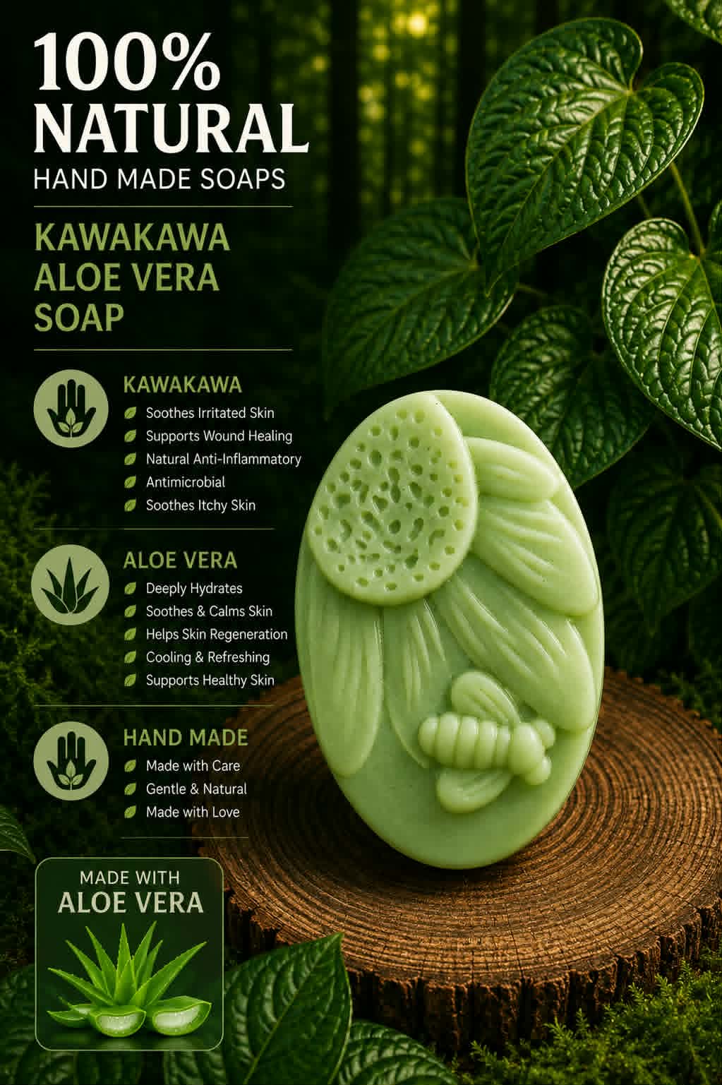 Kawakawa Aloe vera flower bee